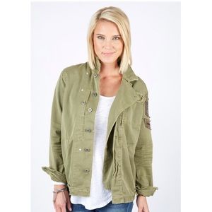 Free People Military Jacket